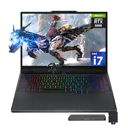 Lenovo - Legion 5 15.1" Gaming Laptop,Intel i7-14700HX,GeForce RTX 5060,32GB DDR5,1TB SSD+1TB Dock Set,Win 11 Pro - Black