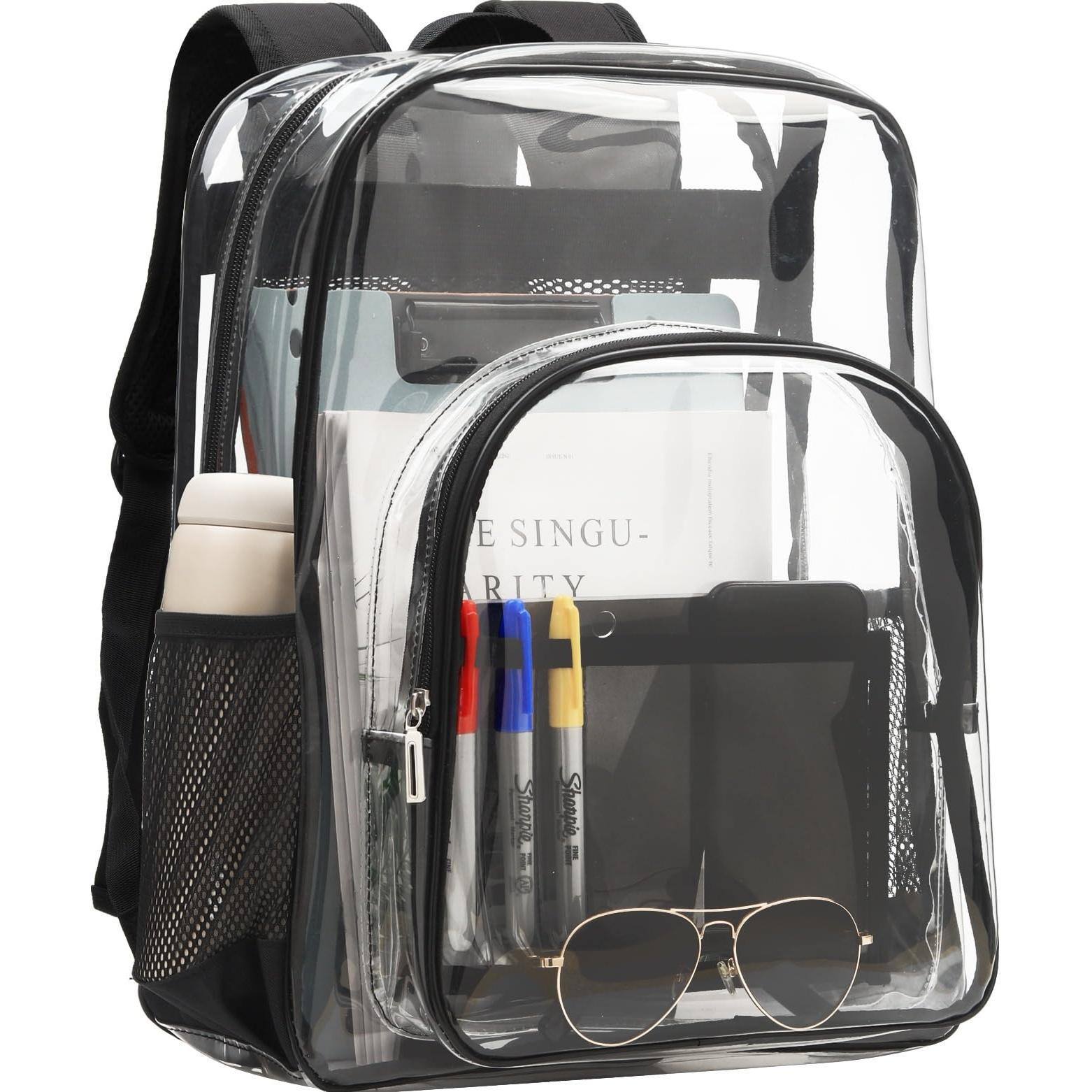 Pacoar Cade Tpu Clear Backpack Stadium Approved Large See Through ...