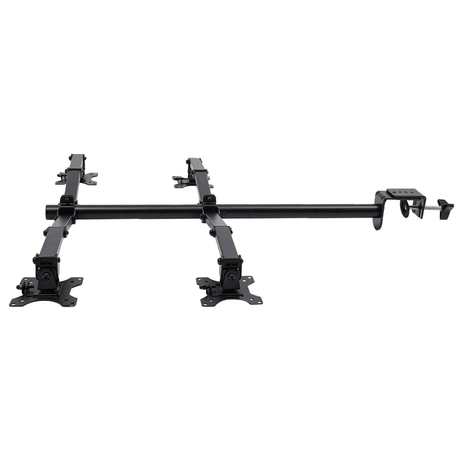 Back. Stock Preferred - Quad Monitor Mount Stand - Black.