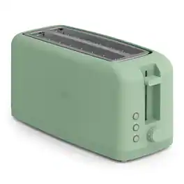 Bella - Fits-anywhere Kitchenware: 4-Slice Slim Toaster with Long Wide Slots - Seaglass