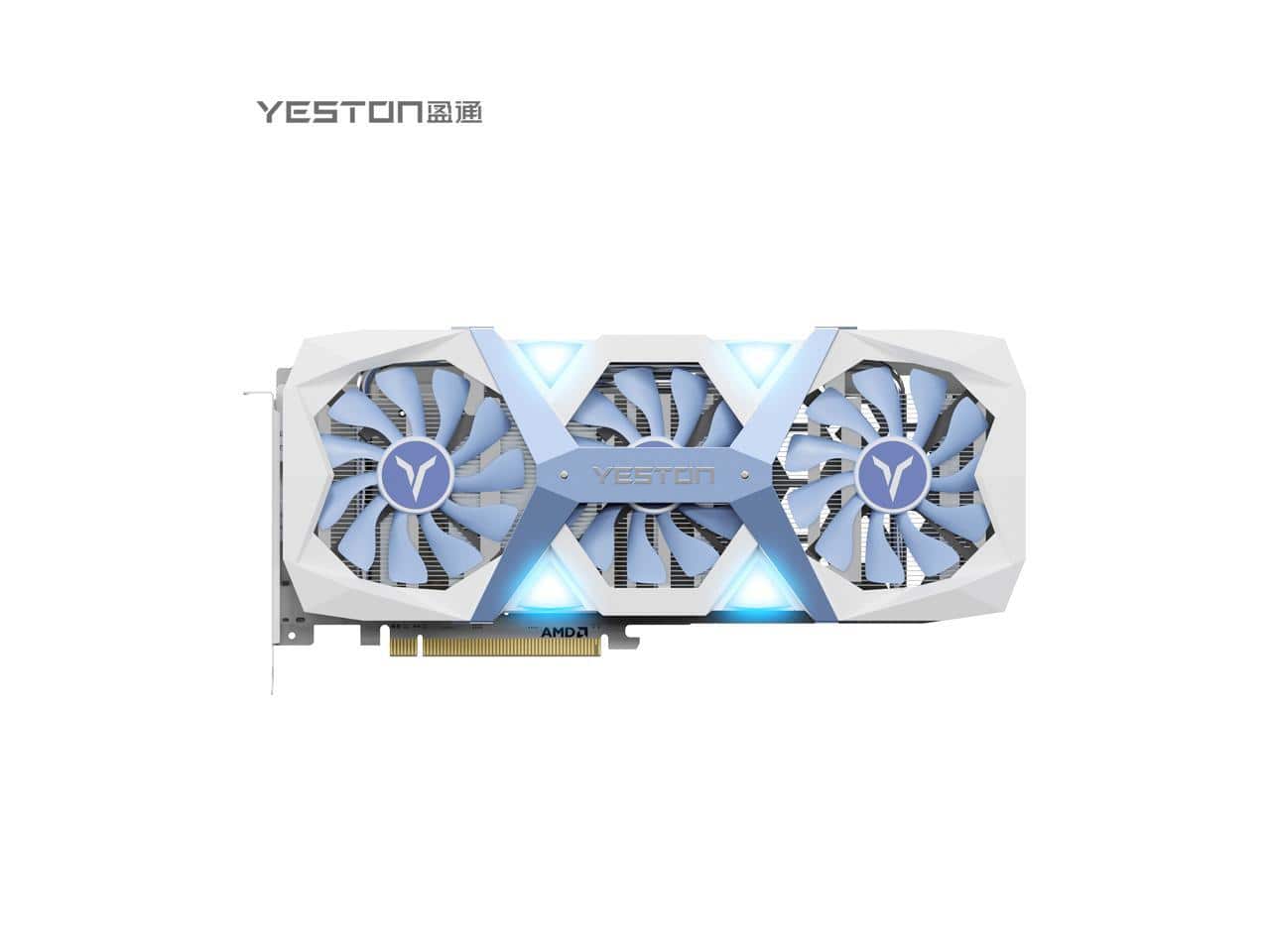 Yeston - Radeon RX 9060 XT 8GB GDDR6 PCI Express 5.0 Graphics Card RX9060XT