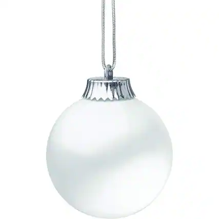 Front. RTMB - 5" Outdoor Battery-Powered Hanging LED Globe Light with Pulsing Effect for Yard or Porch (1 Pack) - White.