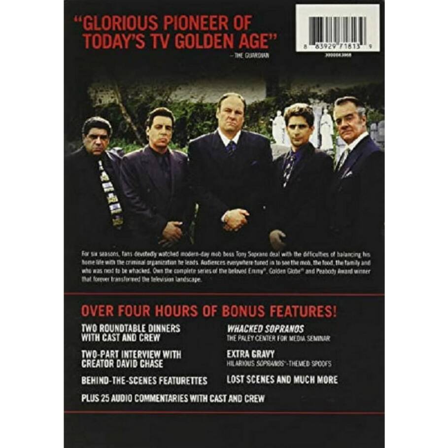 Left. The Sopranos: The Complete Series (DVD New Box Art) [DVD].