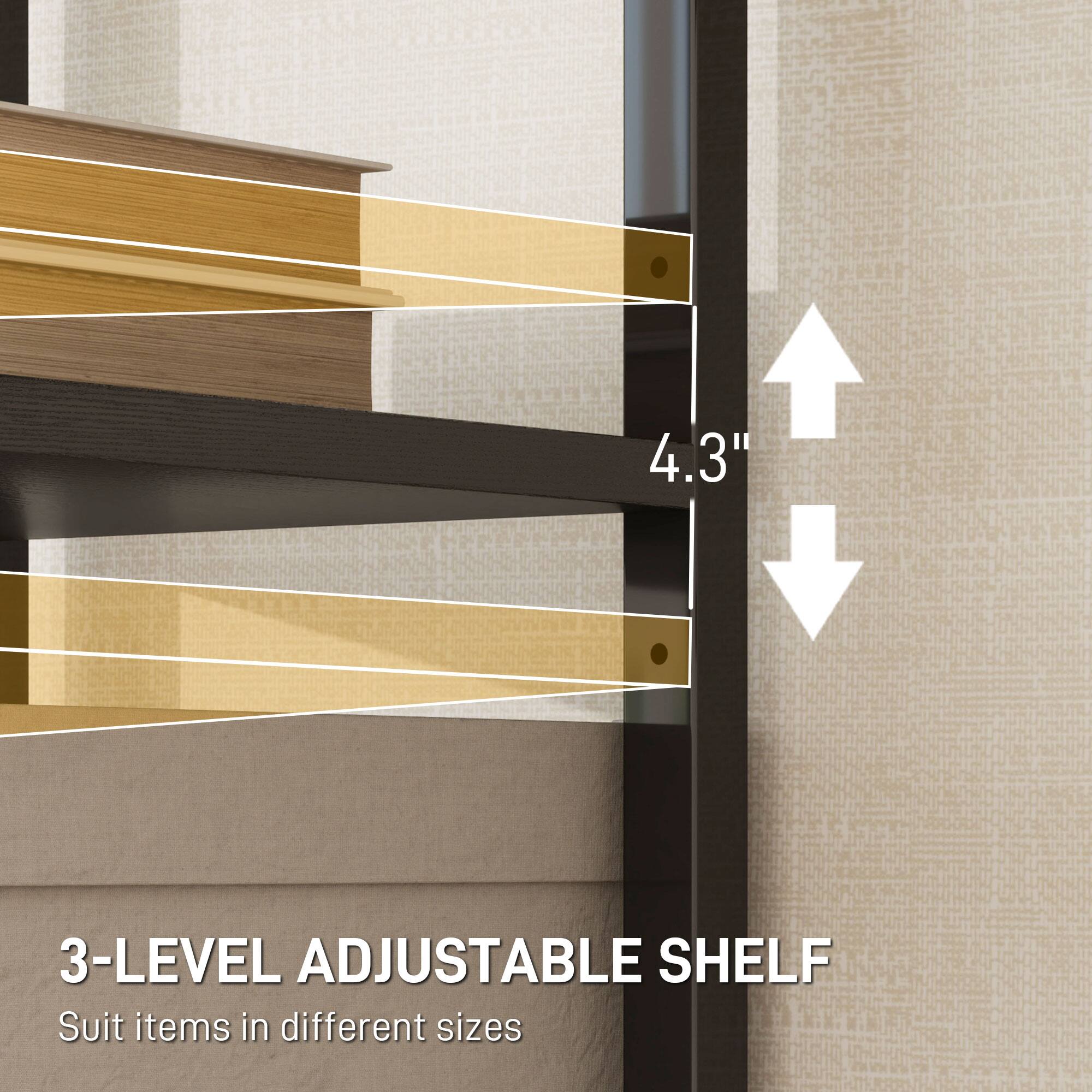 3-LEVEL ADJUSTABLE SHELF
Suit items in different sizes
4.3"