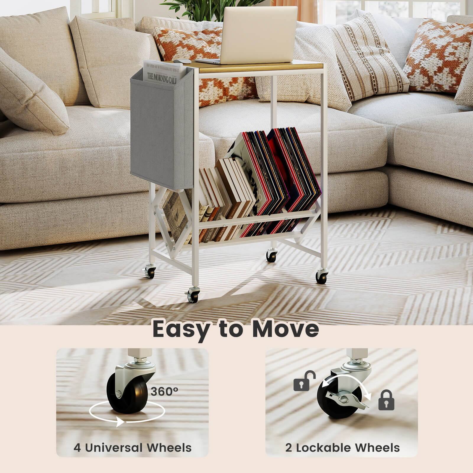 Easy to Move

4 Universal Wheels

2 Lockable Wheels
