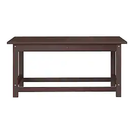 WestinTrends - Malibu 35" length outdoor Coffee table for Adirondack chair - Dark Brown