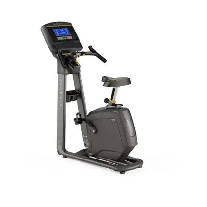 Front. Matrix - U30 Upright Bike with XR console - Black.