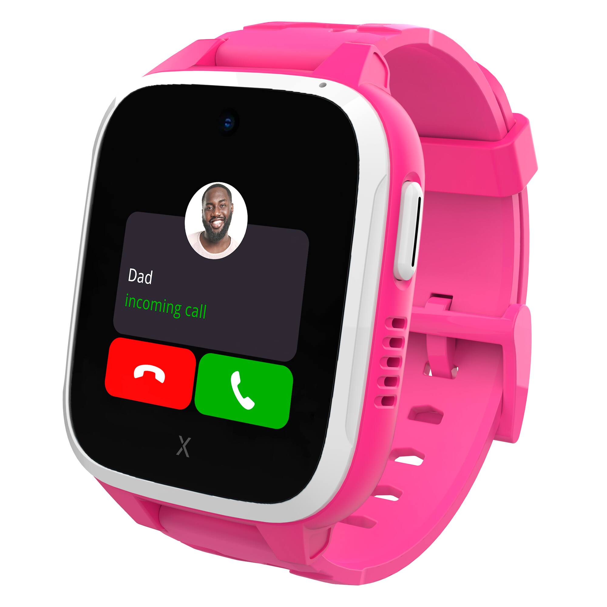 Alt View 5. Xplora - Kids' XGO3 (GPS + Cellular) Smart Watch 42mm Calls, Messages, SOS, GPS Tracker, Camera, Step Counter, SIM Card - Pink.