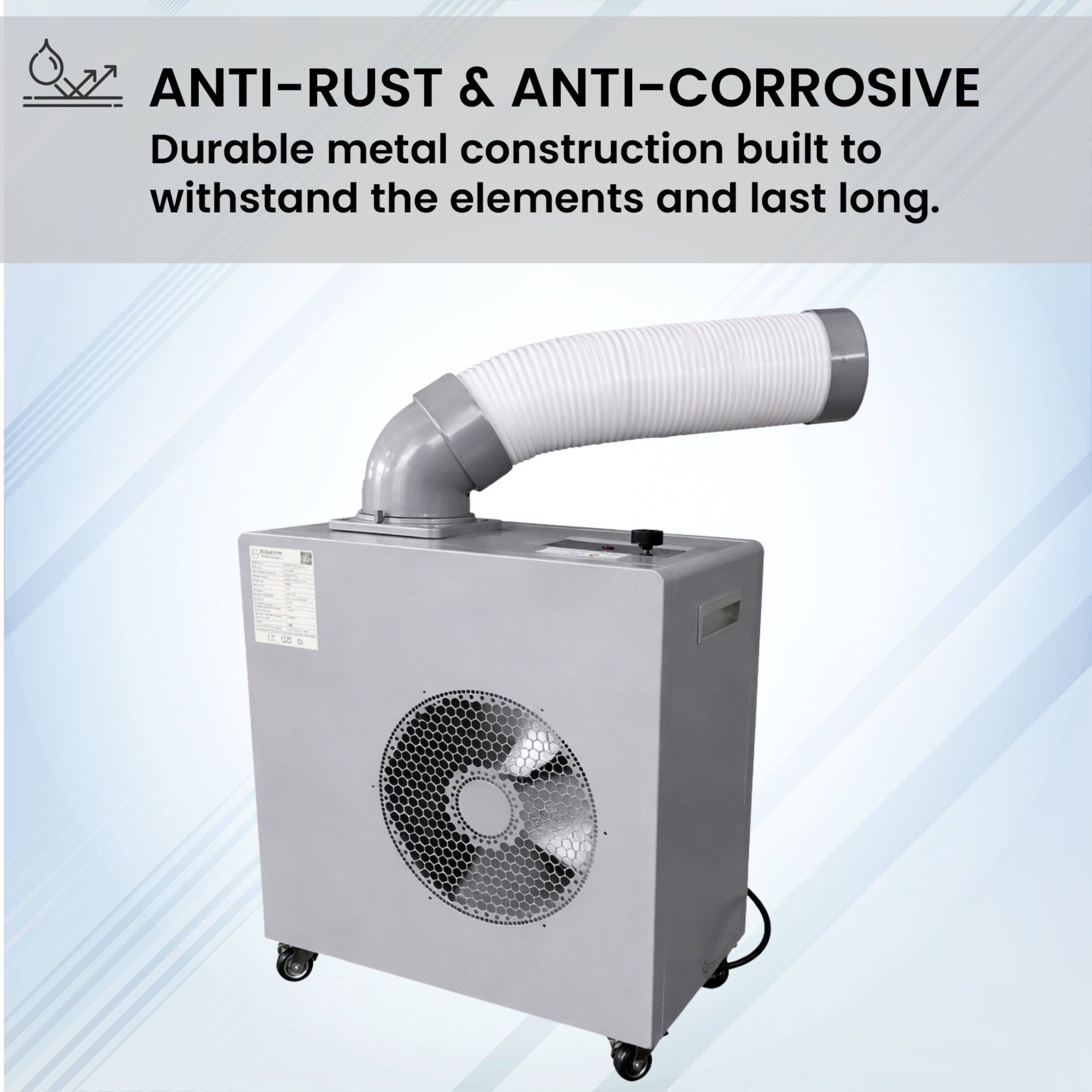 ANTI-RUST & ANTI-CORROSIVE  
Durable metal construction built to withstand the elements and last long.