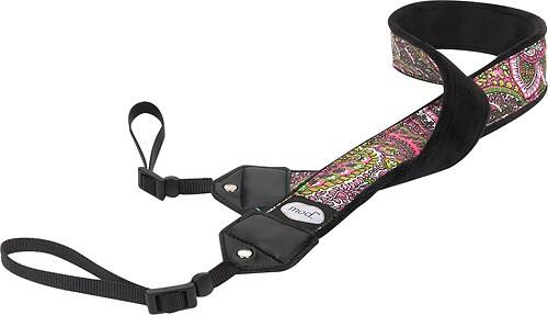 Angle Standard. mod. - Classic Paisley Camera Strap - Hot Pink.