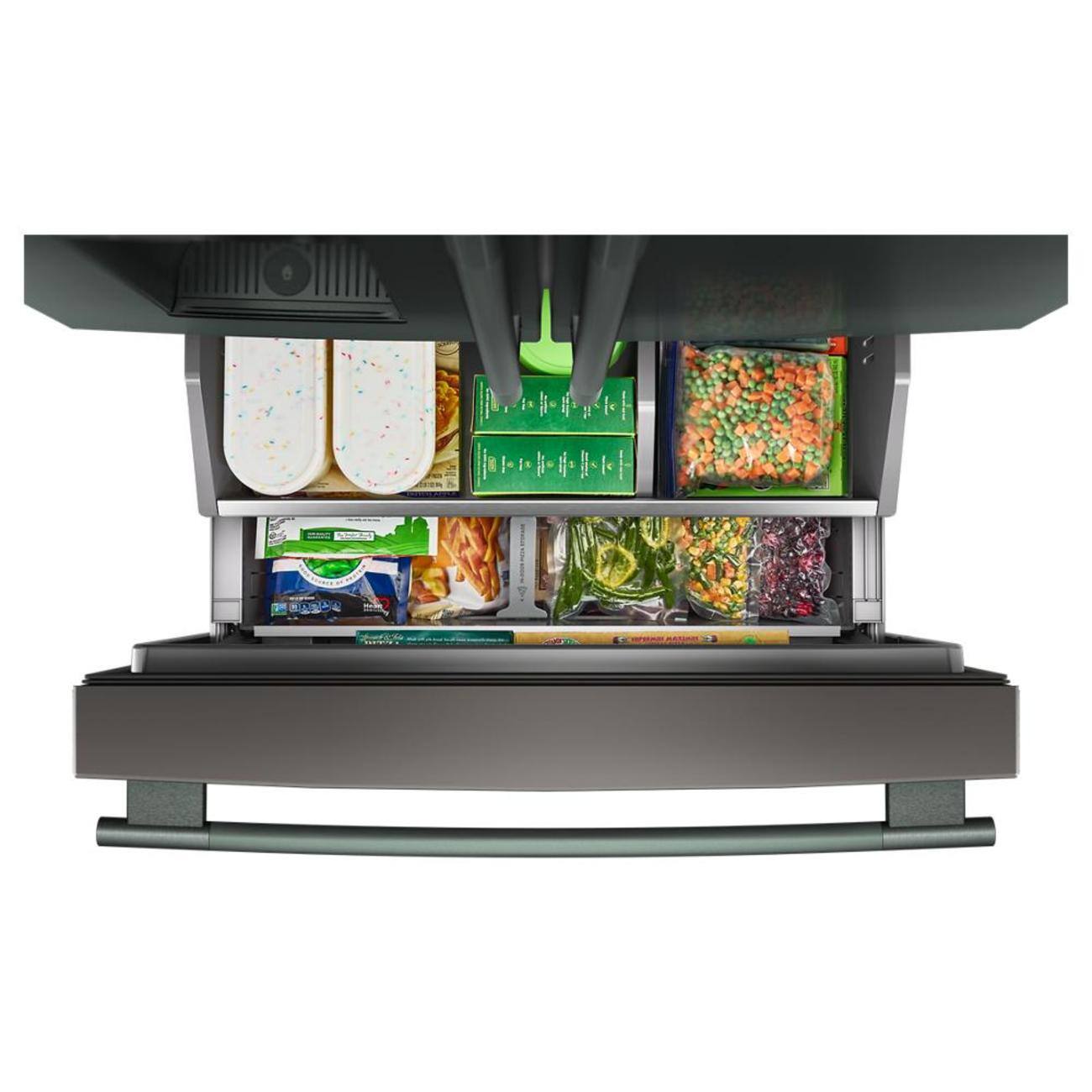 Alt View 10. KitchenAid - KitchenAid - Counter-Depth French Door Refrigerator with Intelligent Auto Fill - Juniper.