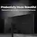 Productivity Made Beautiful
Focused curved screen, adaptive performance
