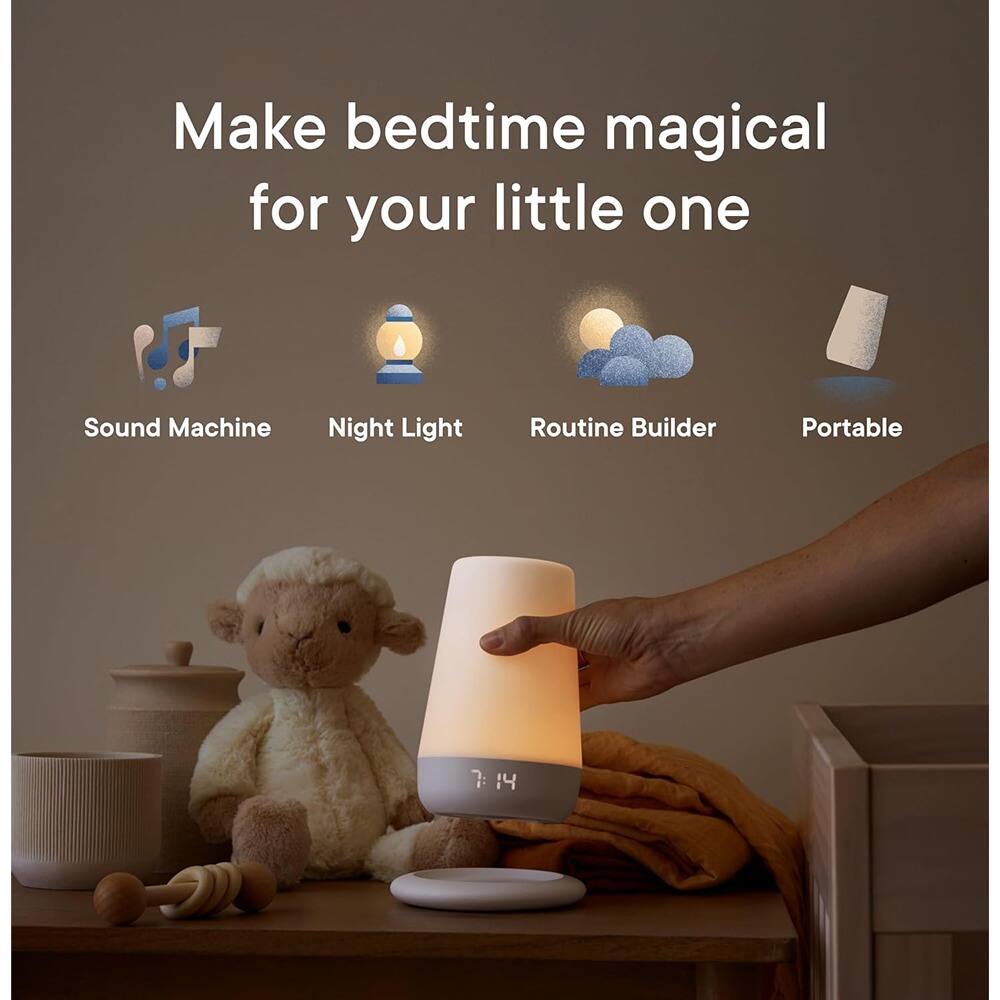 Make bedtime magical for your little one

- Sound Machine
- Night Light
- Routine Builder
- Portable

7:14
