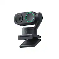 Insta360 - Link 2 PTZ 4K Webcam for Conferencing, Gaming & Streaming, 1/2" Sensor, AI Tracking, works w/ Zoom, Teams, Twitch & more - Black - Front_Zoom