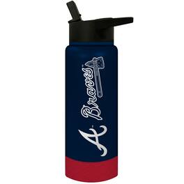 Great American Products - Atlanta Braves 24oz. Thirst Hydration Water Bottle - Multicolor