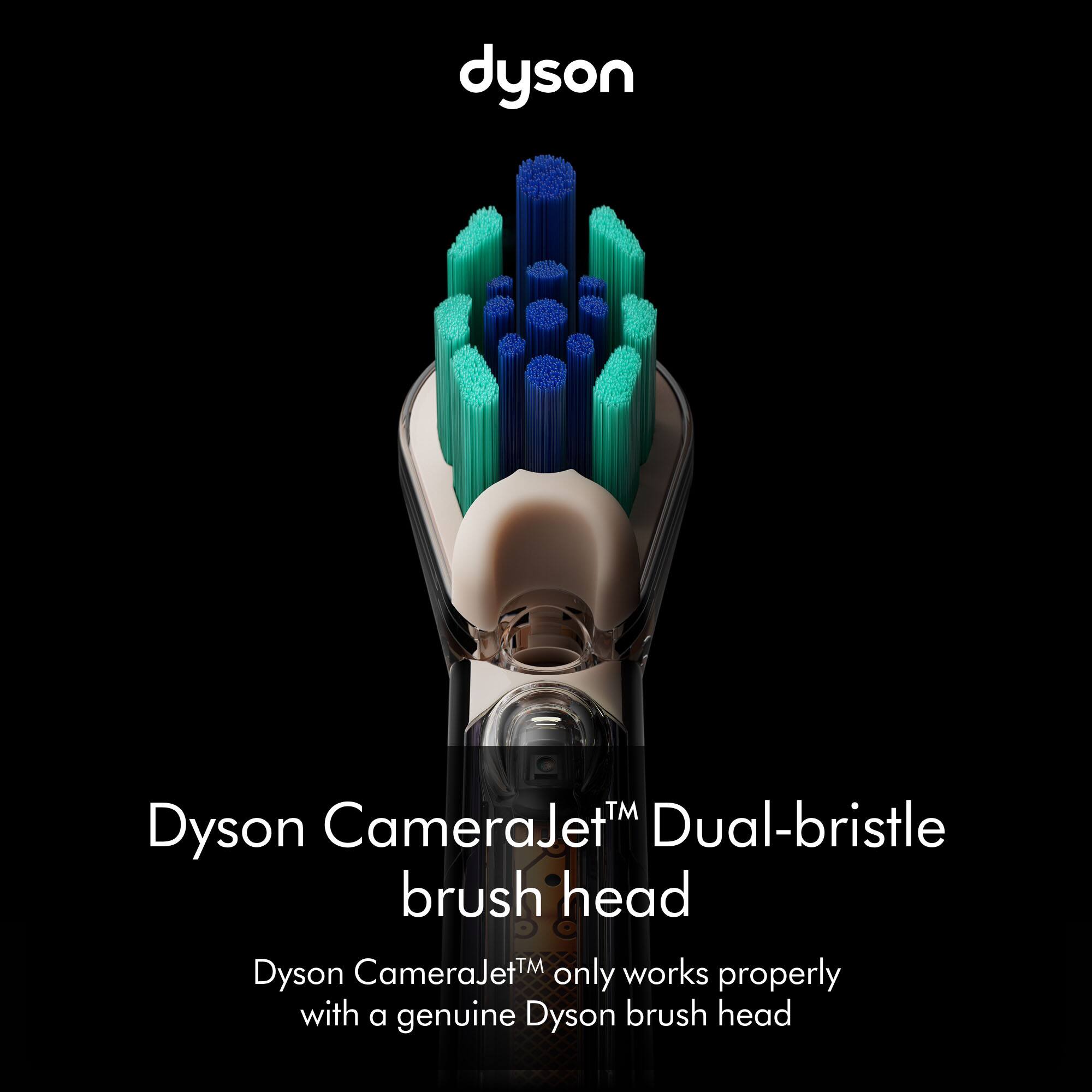 dyson

Dyson CameraJet™ Dual-bristle brush head

Dyson CameraJet™ only works properly with a genuine Dyson brush head