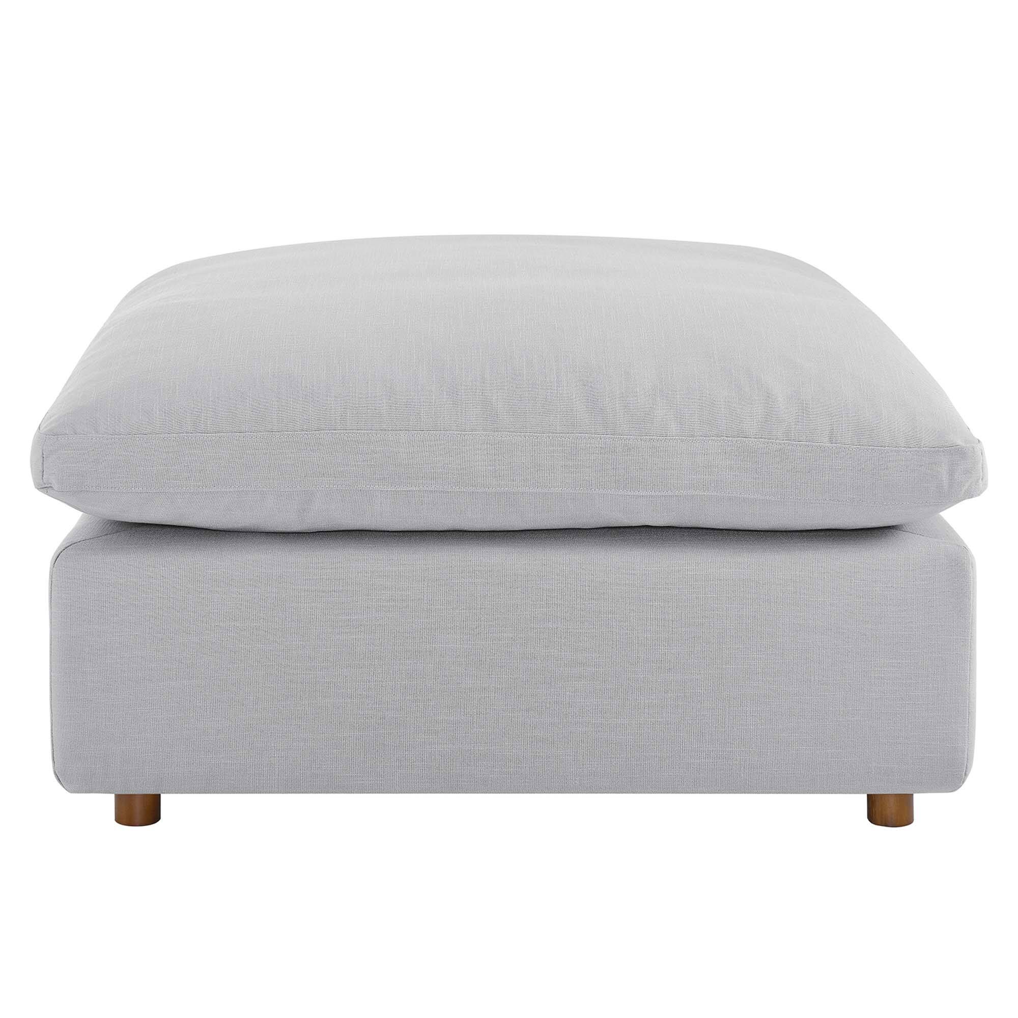 Alt View 2. Modway - Commix Down Filled Overstuffed Ottoman by Modway - EEI-3318-LGR.