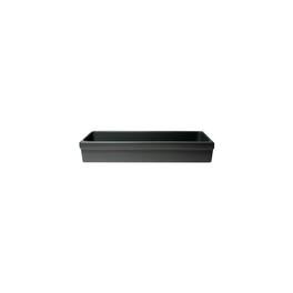 Alfi - 48" Matte Above Mount Fireclay Bathroom Trough Sink - Black