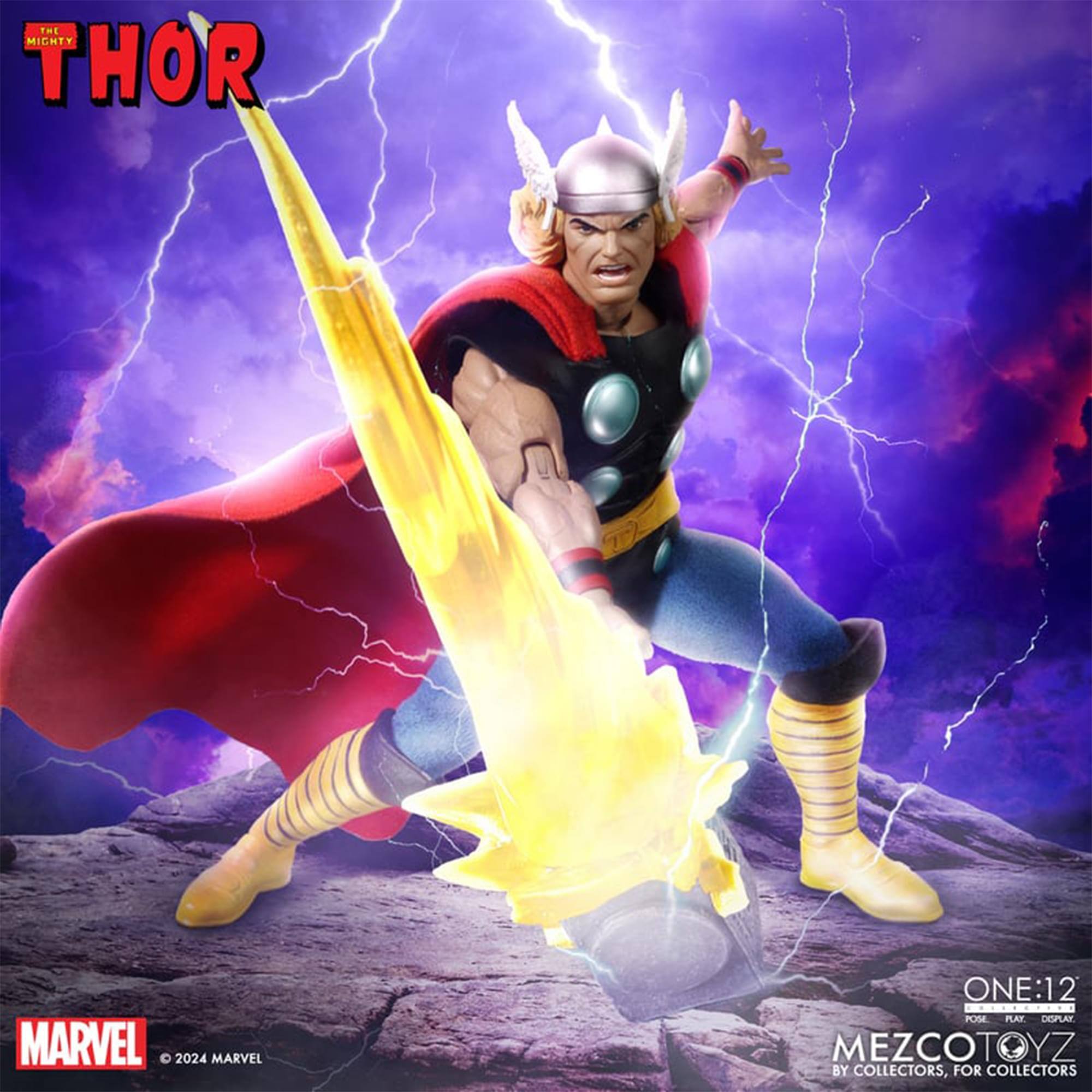 The Mighty Thor  
Marvel 2024  
One:12  
Pose Play Display  
MezcoToyz  
By Collectors, For Collectors
