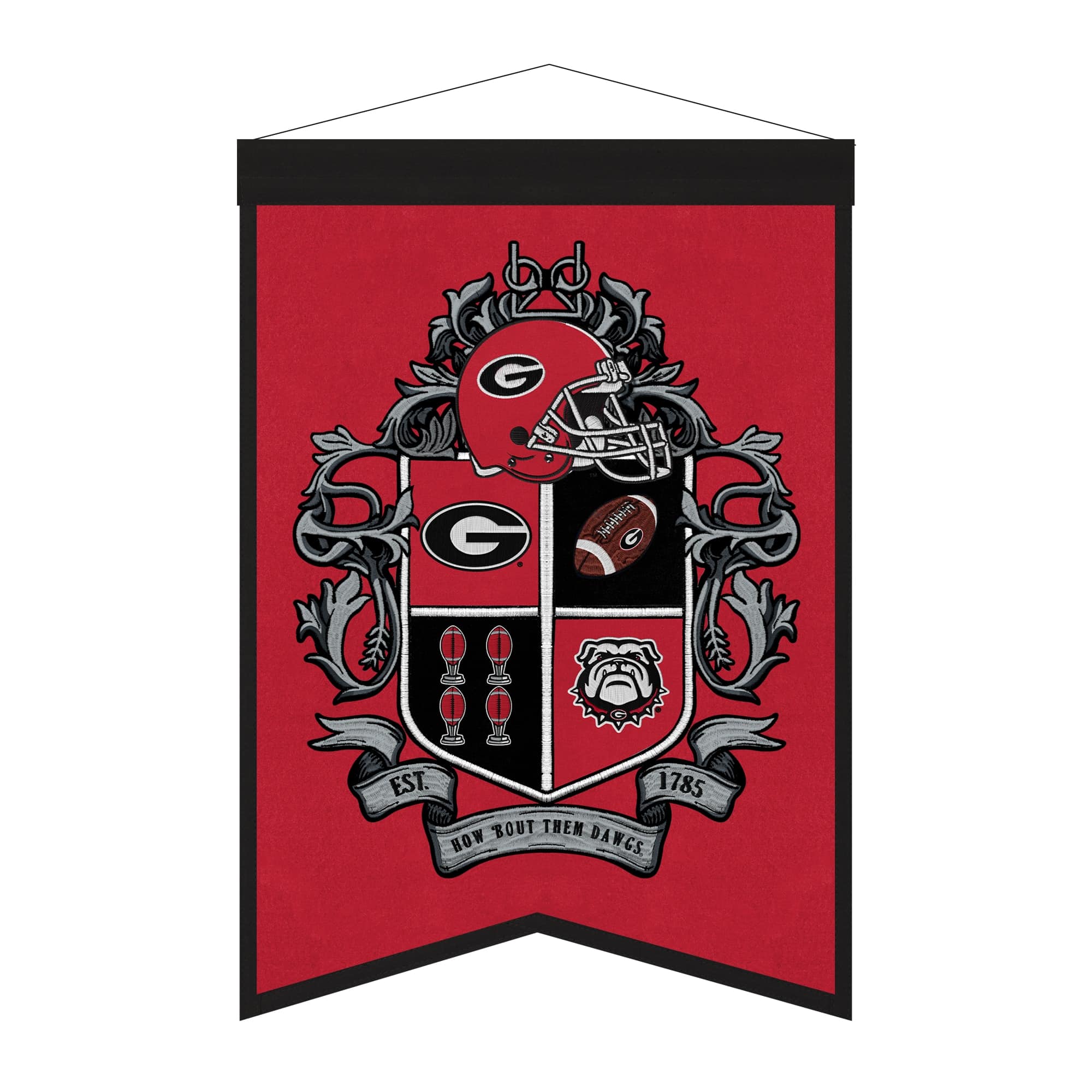 "Sporticulture - Georgia Bulldogs 15"" x 22"" Crest Banner - Multicolor" price history on PriceWatchPro