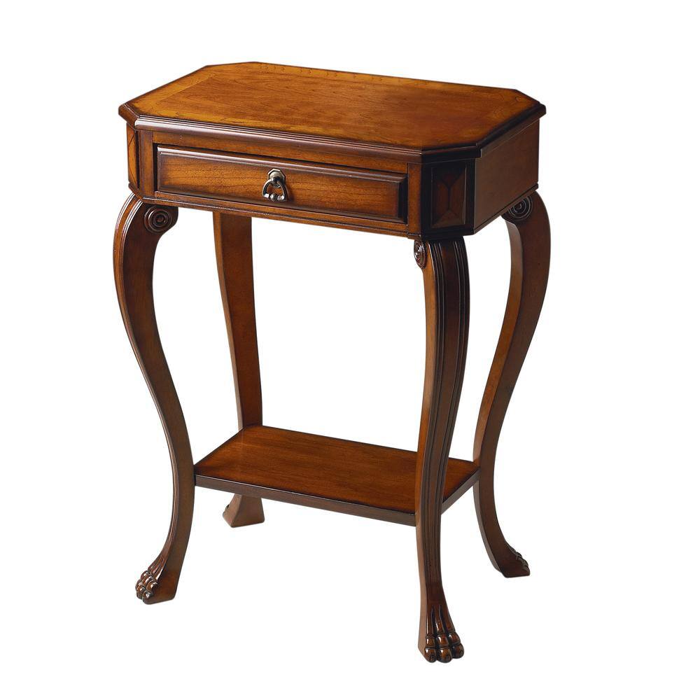 Butler Specialty - Channing One Drawer Console Table - Medium Brown price history on PriceWatchPro