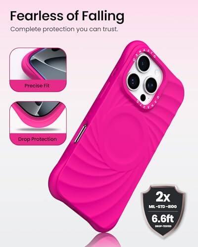 Fearless of Falling  
Complete protection you can trust.  
Precise Fit  
Drop Protection  
2x MIL-STD-810G  
6.6ft DROP-TESTED