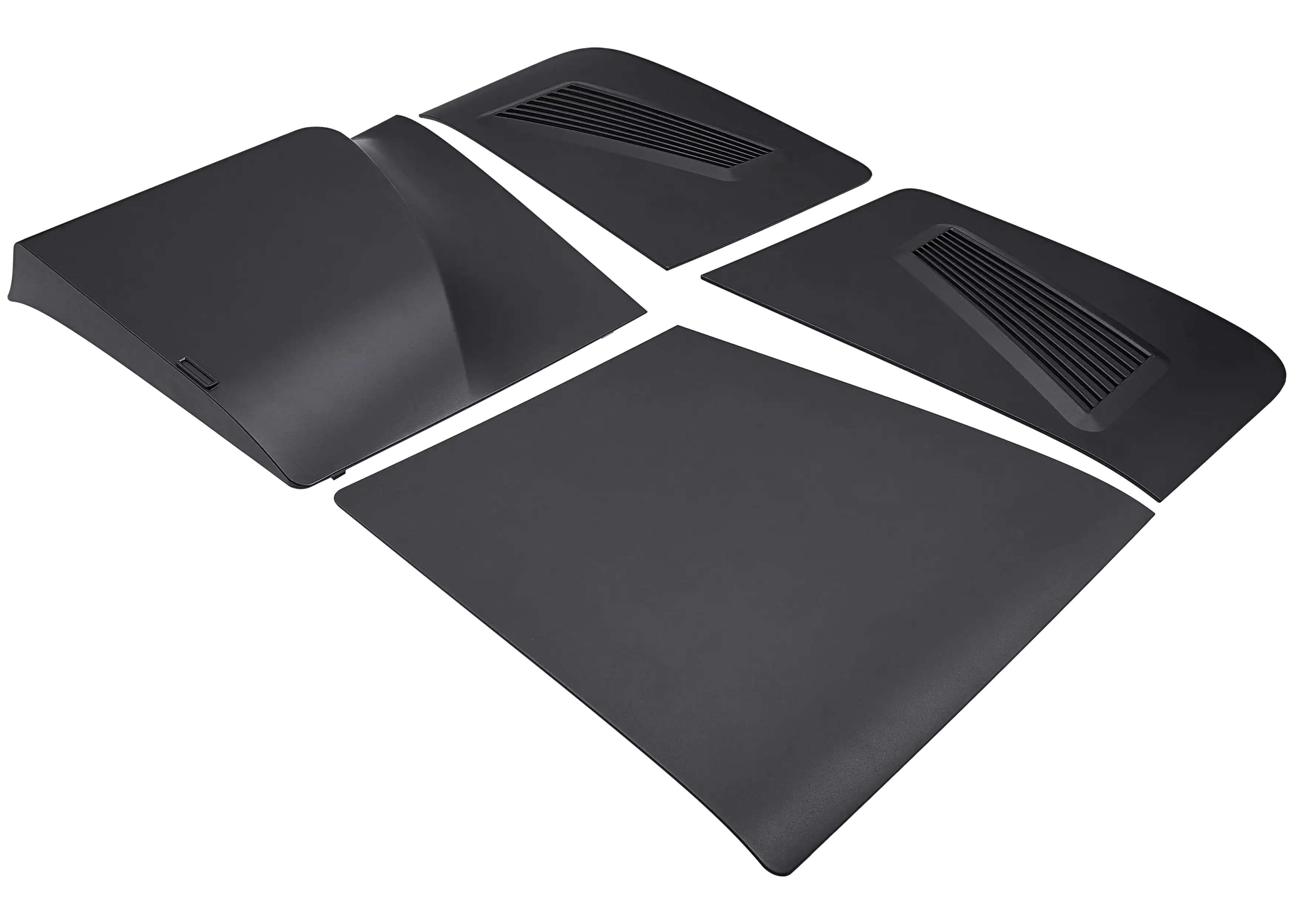 Alt View 1. MobileSentrix - Console Shell Faceplate Covers Replacement Compatible For PlayStation 5 Pro PS5 Pro (D-015) (Disc Edition) - Black - Black.