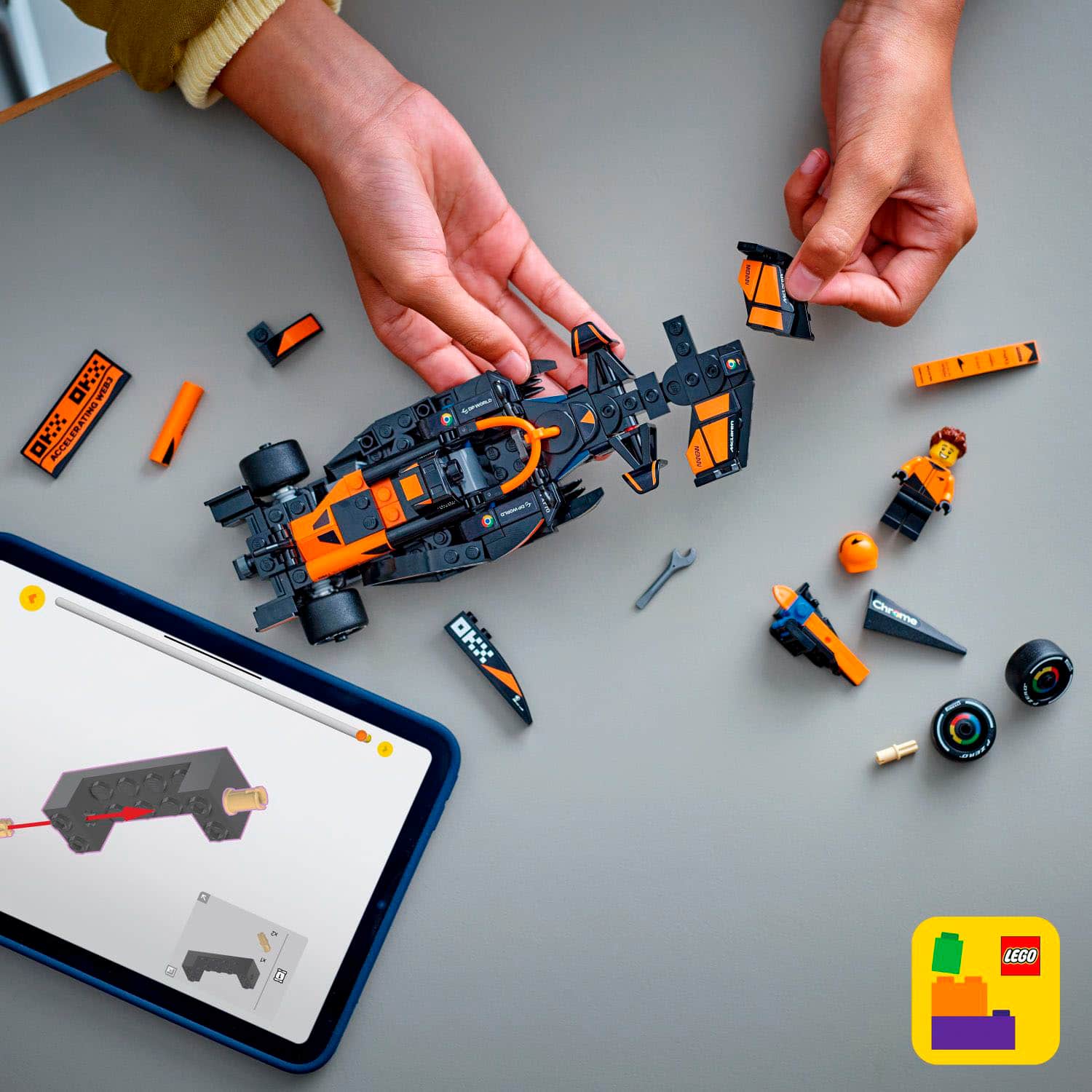 The text on the image reads "XHO I: ACELERATING E F Chrome".