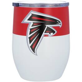 Logo Brands - Atlanta Falcons 16oz. Colorblock Stainless Steel Curved Tumbler - Multicolor