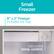 Small Freezer
8" X 2" Freezer includes Ice Tray
adjustable temp. control