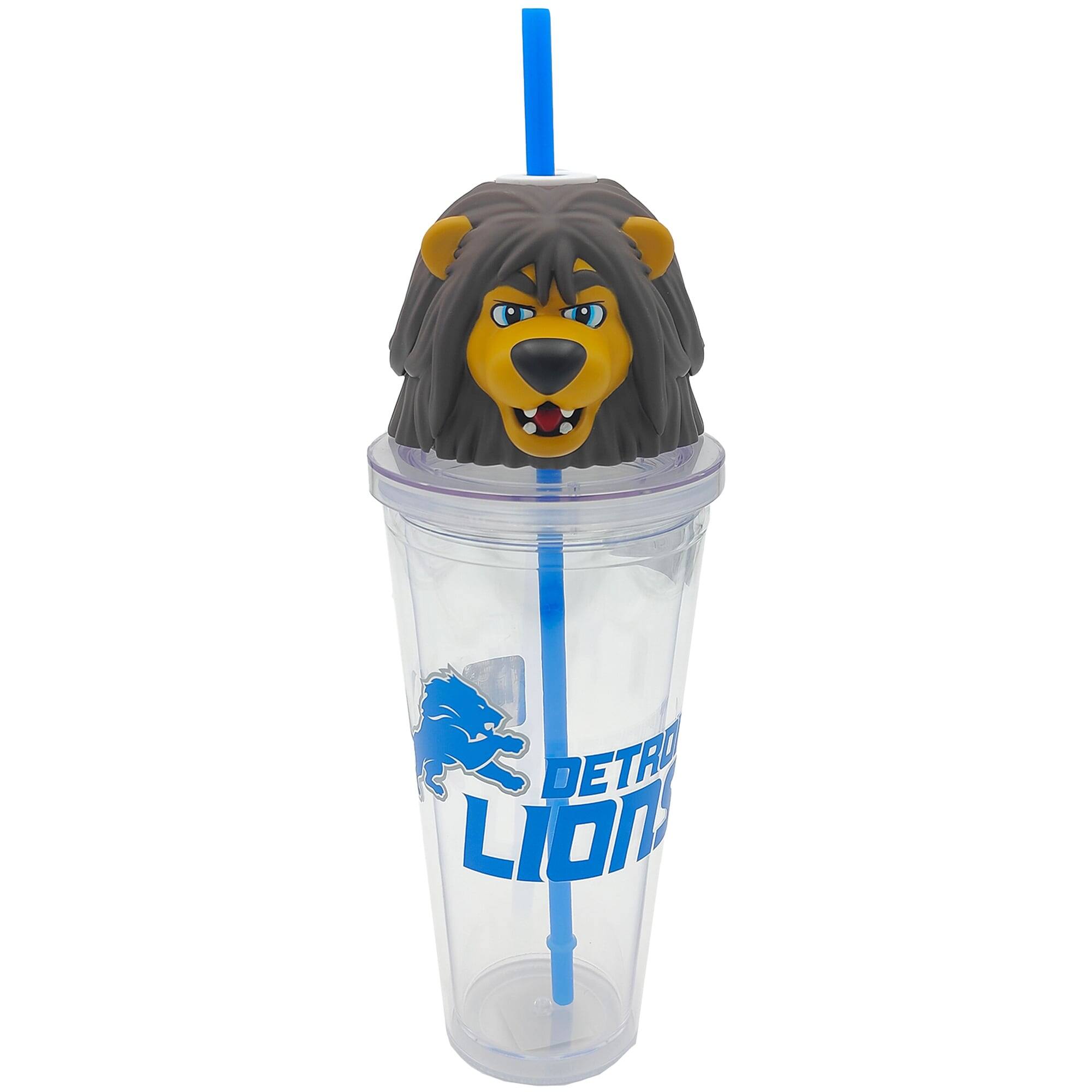 Pegasus - Detroit Lions Mascot Lid 24oz. Sipper Cup - Multicolor