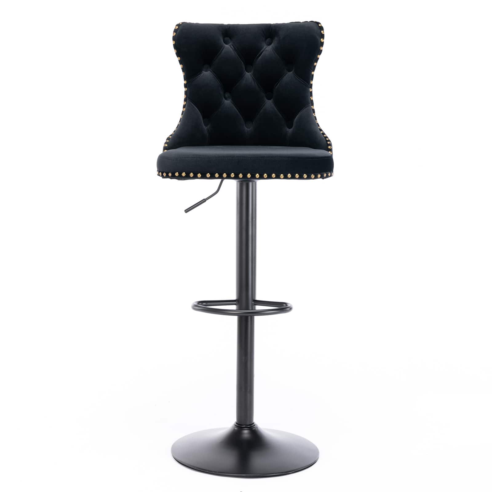 SlickBlue - Swivel Barstools Stylish & Comfortable Counter Chairs for Kitchen & Bar - Black