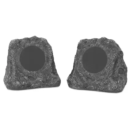 Front. Victrola - Powered Wireless Outdoor Speakers (Pair) - Gray.