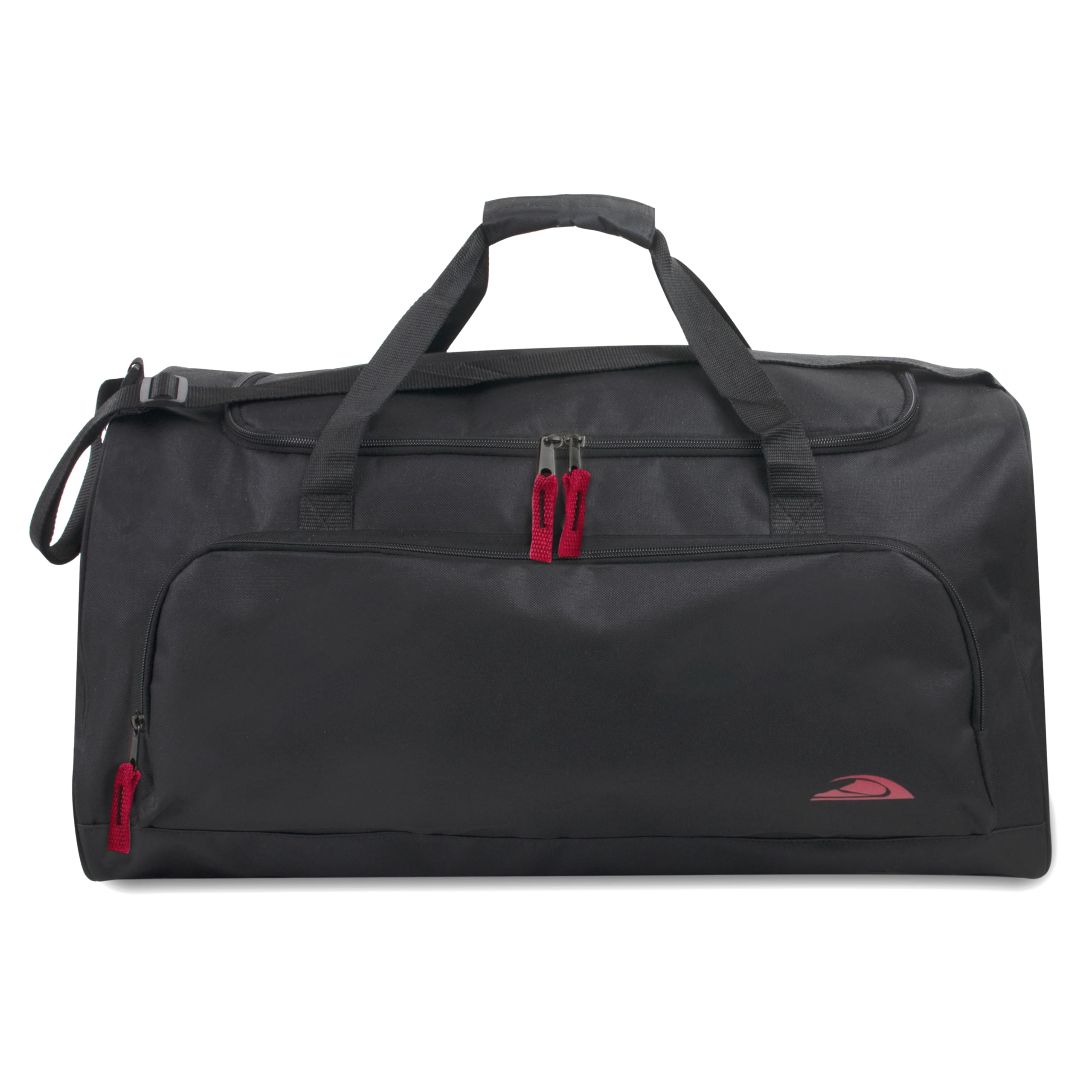 Alt View 5. Fabibe - Lightweight Canvas Duffle Bags For Men & Women Traveling The Gym And As Sports Bag/organizer - Red 1.