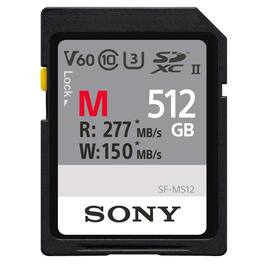 Sony - SF-M Series 512GB UHS-II SDXC Memory Card