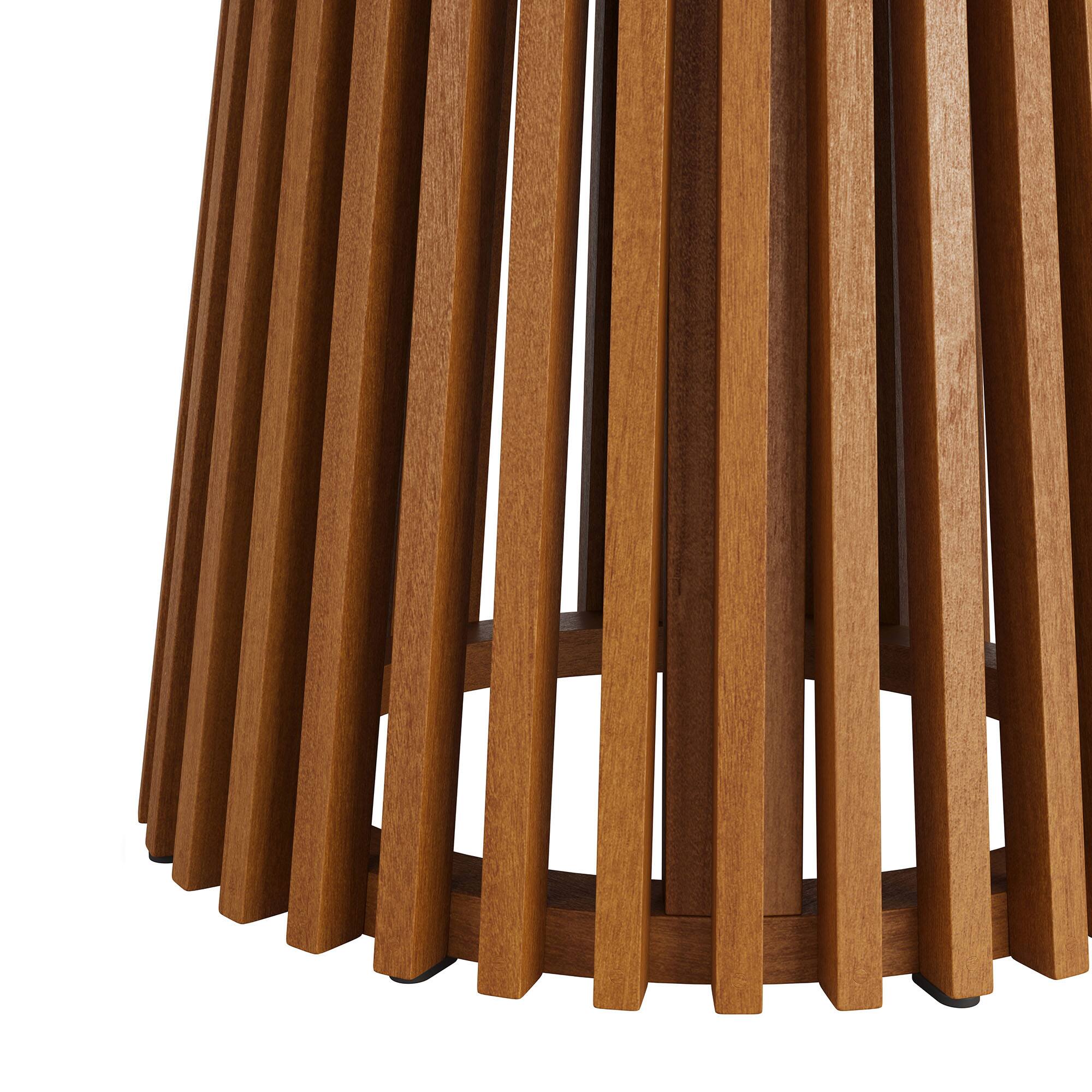 Alt View 4. Modway - Lane 39 Inch Round Outdoor Teak Wood Dining Table by Modway - Natural.