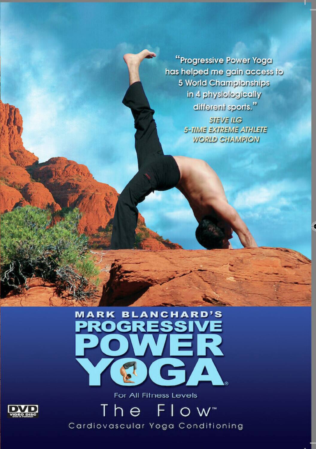 Front. Progressive Power Yoga: Flow   - DVD.