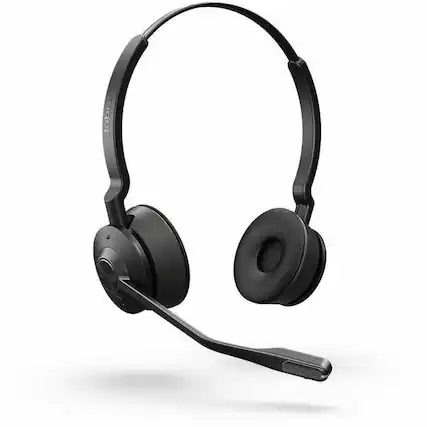 Front. Jabra - Jabra Engage 65 SE Headset - Mono - On-ear - Monaural - Black - Black.