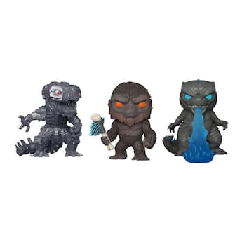 Godzilla vs Kong Funko POP 3 Pack | Godzilla | Mechagodzilla Godzilla vs Kong Funko POP 3 Pack | Godzilla | Mechagodzilla