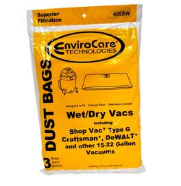 EnviroCare - 6 Pack Vacuum Bags – Part 495SW