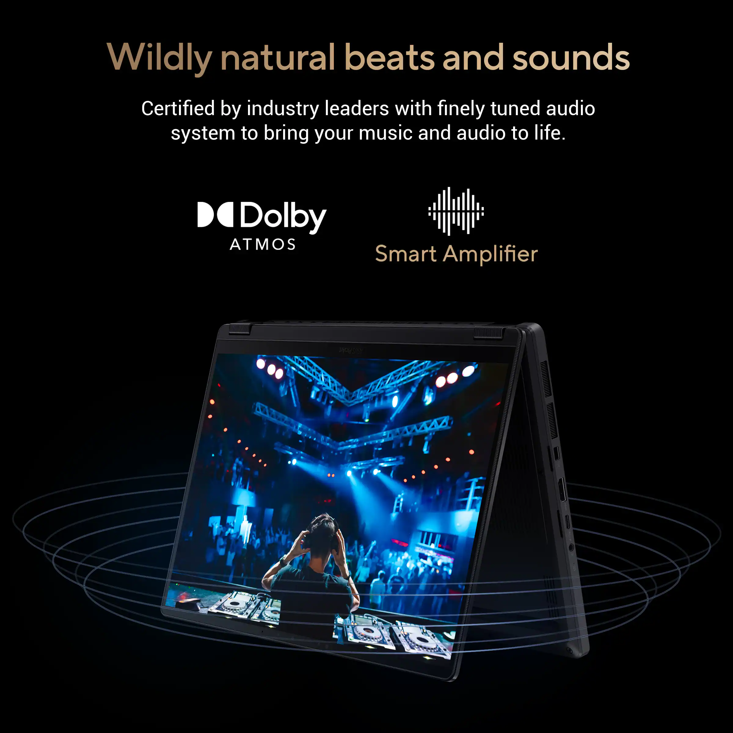 Wildly natural beats and sounds

Certified by industry leaders with finely tuned audio system to bring your music and audio to life.

Dolby Atmos Smart Amplifier
