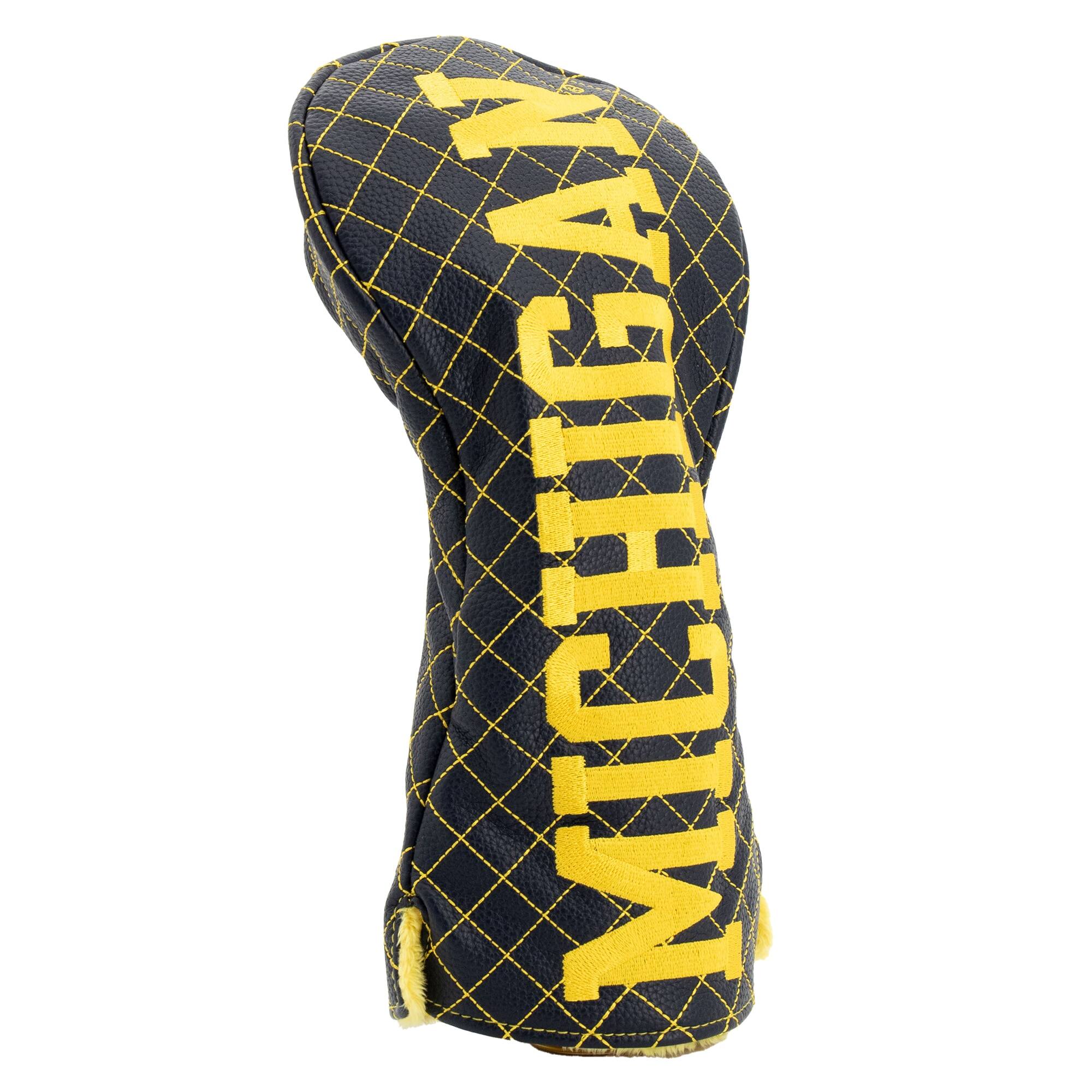 Alt View 2. Team Golf - Michigan Wolverines Quilted Driver Headcover - Multicolor.