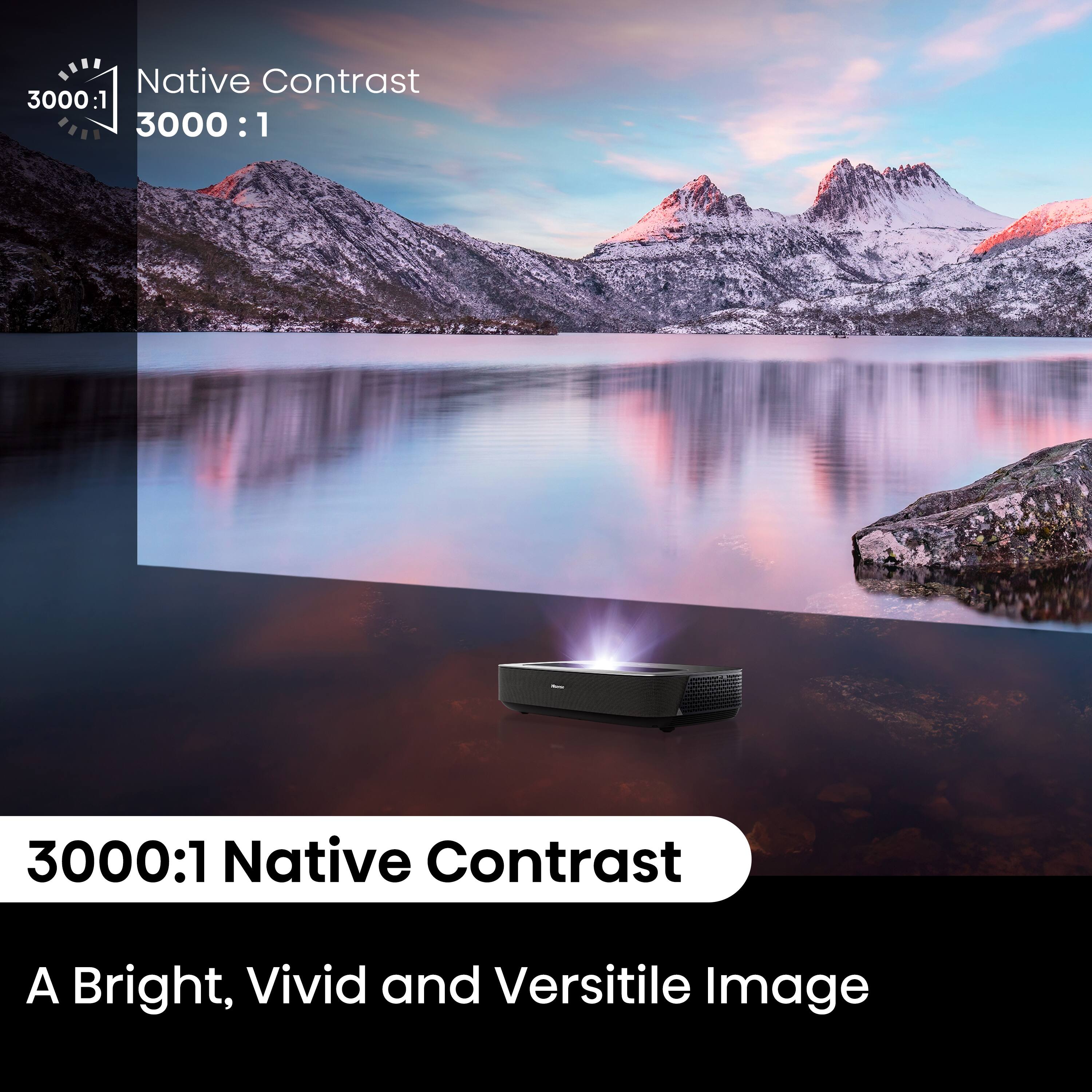 Native Contrast 3000:1: A Bright, Vivid and Versatile Image