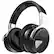 Front. MOVSSOU - MOVSSOU E7 Bluetooth Wireless Active Noise Cancelling Headphones - black.