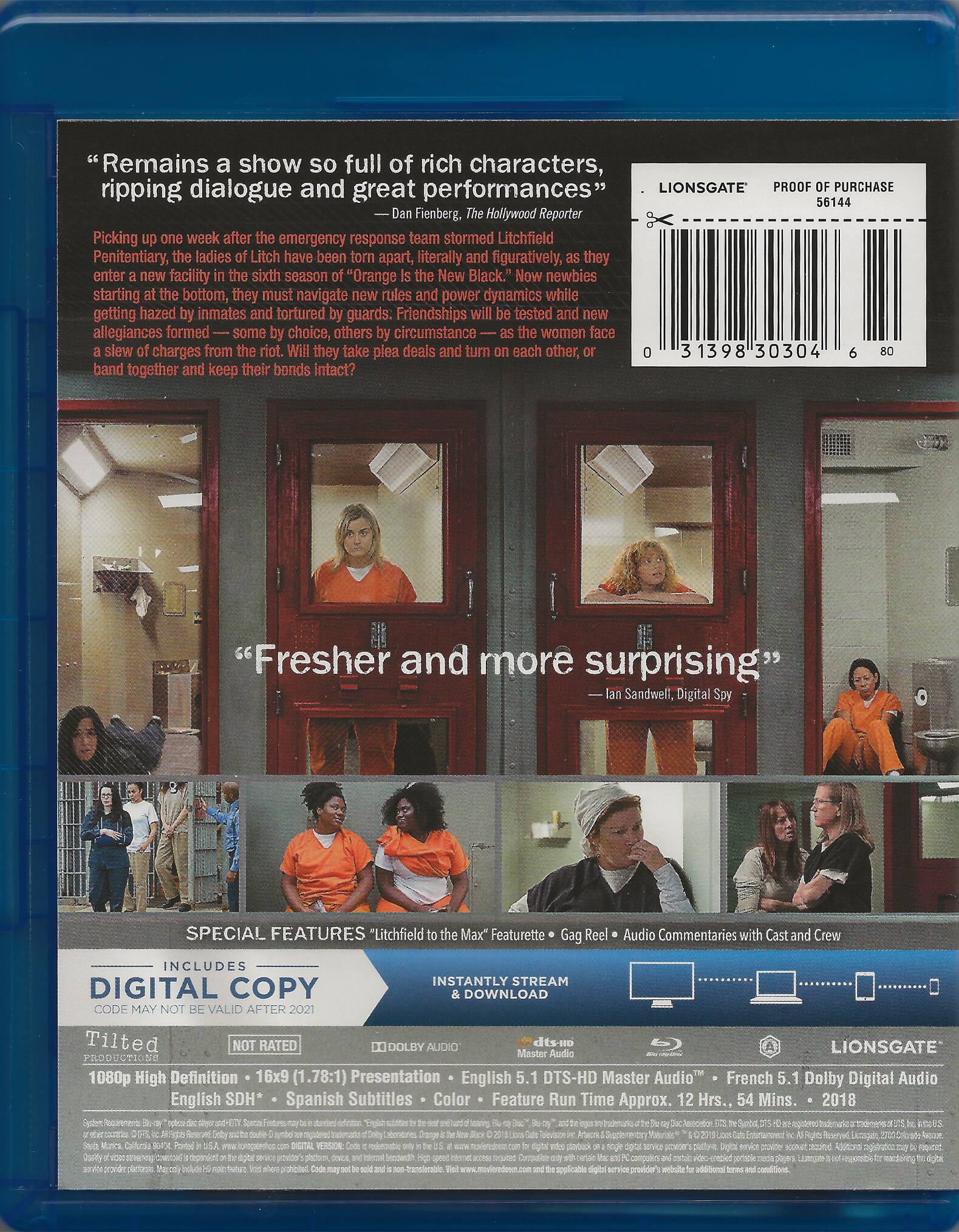 Alt View 1. Orange Is the New Black: Season Six   - BLU-RAY.