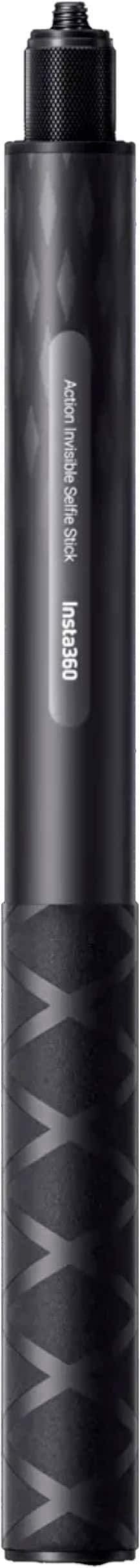 The text on the image reads "Action Invisible Selfie Stick Insta360."