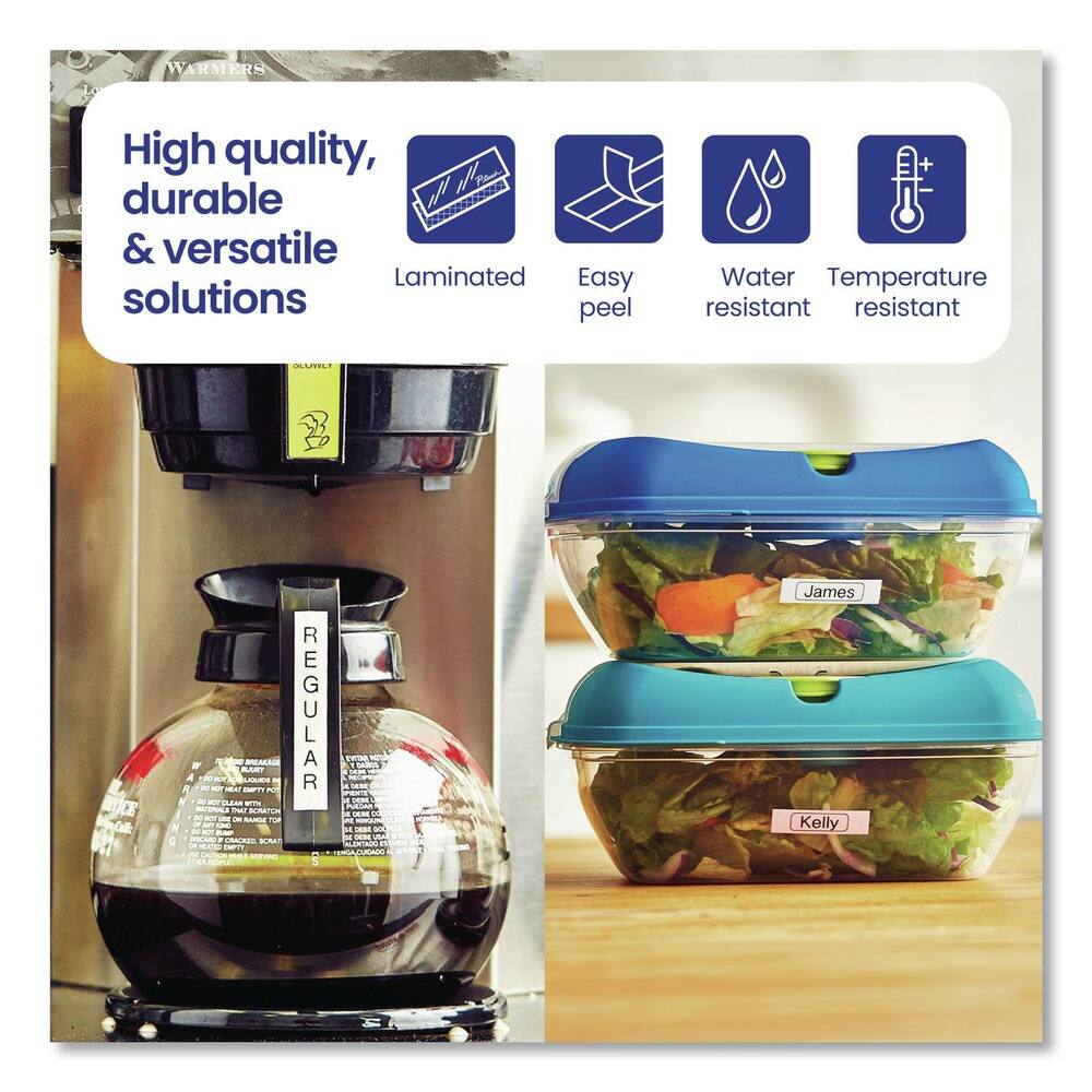 High quality, durable & versatile solutions

- Laminated
- Easy peel
- Water resistant
- Temperature resistant

REGULAR

James
Kelly