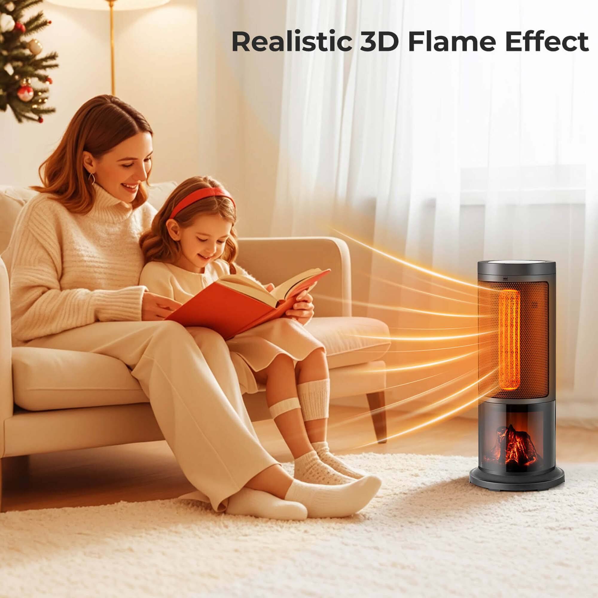 Realistic 3D Flame Effect