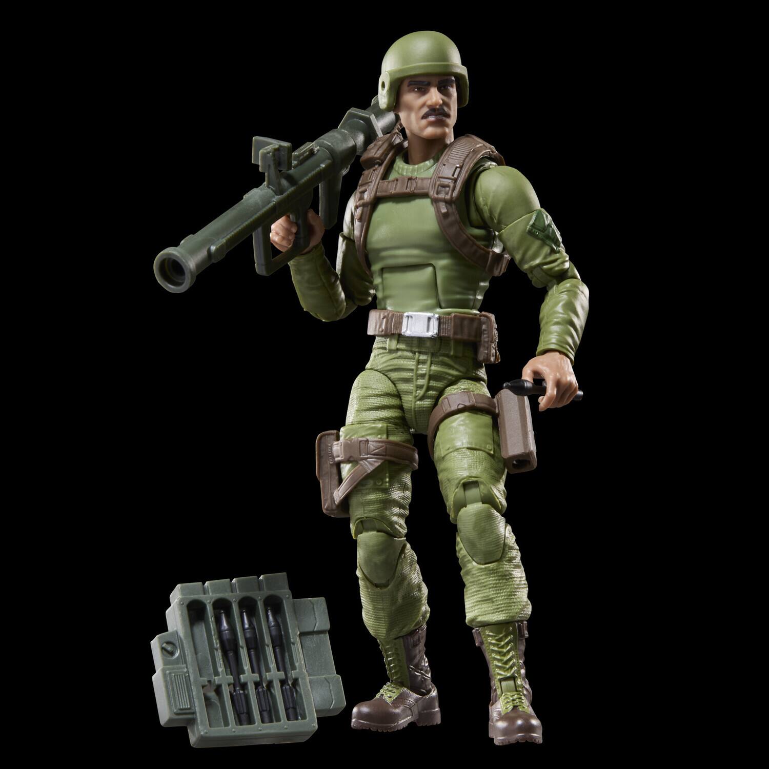 Alt View 2. Hasbro - G.I. Joe - Classified Series: Retro Cardback - Rafael “Zap” Melendez Action Figure   - COLLECTIBLES - Multicolor.