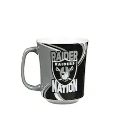 Evergreen Enterprises - Las Vegas Raiders 14oz. Ceramic Mug with Matching Box - Multicolor
